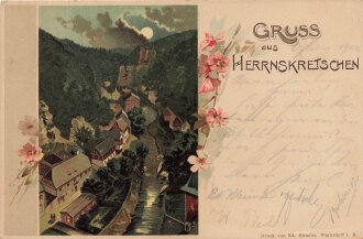 Ansichtskarte "Gruss aus Herrnskretschen"