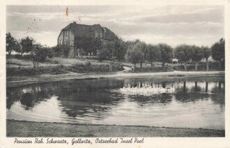 Ansichtskarte "Pension Rob. Schwartz, Gollwitz,...