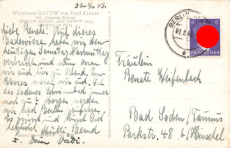 Ansichtskarte "Badewiese Gatow"