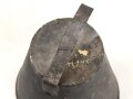 Kaiserreich, Koffer für eine Pickelhaube , hohe Form etwa 38cm . Ungereinigtes Stück