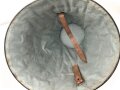 Kaiserreich, Koffer für eine Pickelhaube , hohe Form etwa 38cm . Ungereinigtes Stück