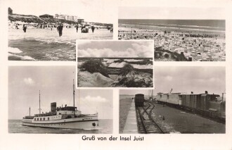 Ansichtskarte "Gruß von der Insel Juist"