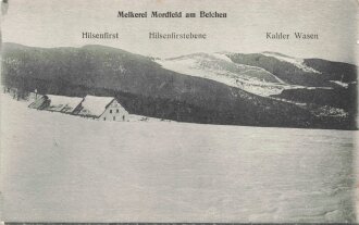 Ansichtskarte "Melkerei Mordfeld am Belchen"