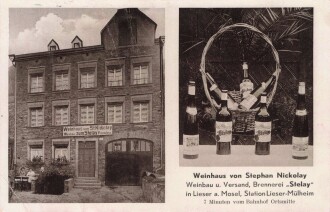 Ansichtskarte "Weinhaus von Stephan Nickolay"
