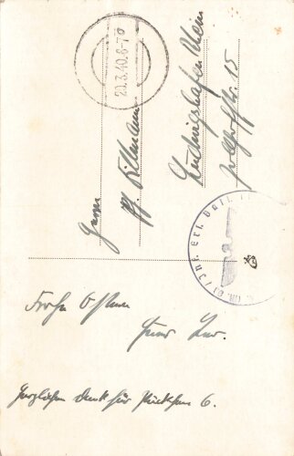 Ansichtskarte "Fröhliche Ostern Bibliothek...