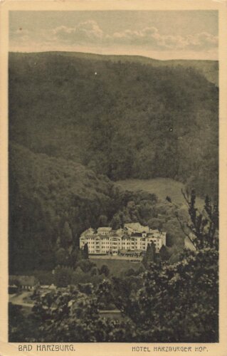 Ansichtskarte "Bad Harzburg - Hotel Harzburger Hof"