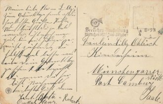 Ansichtskarte "Liebe macht erfinderisch"