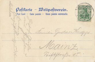 Ansichtskarte "Hamburg Amerika Linie An Bord des...