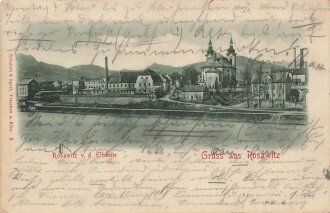 Ansichtskarte "Gruss aus Rosawitz"