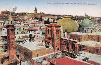 Ansichtskarte "Jerusalem und die Grabeskirche"