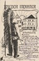 Ansichtskarte "Wilder Indianer - Bayreuth"