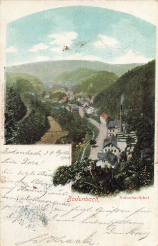 Ansichtskarte "Bodenbach - Eulaubachtal"