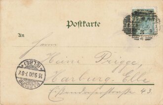 Ansichtskarte "Blick von der hintern...