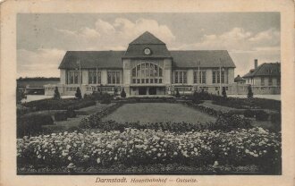 Ansichtskarte "Darmstadt Hauptbahnhof"