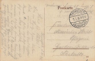 Ansichtskarte "Darmstadt Hauptbahnhof"