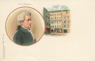 Ansichtskarte "Wolfgang Amadeus Mozart"