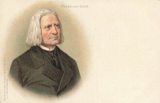 Ansichtskarte "Franz von Liszt"