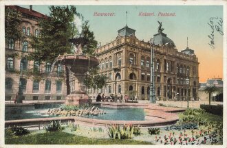 Ansichtskarte "Hannover - Kaiserliches Postamt"