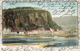 Ansichtskarte "Bodenbach - Landungsplatz"