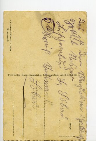 Ansichtskarte "Litzmannstadt"