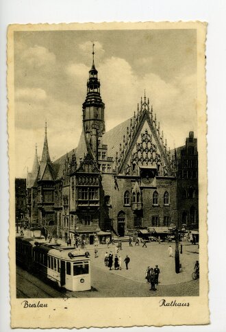 Ansichtskarte "Breslau - Rathaus"