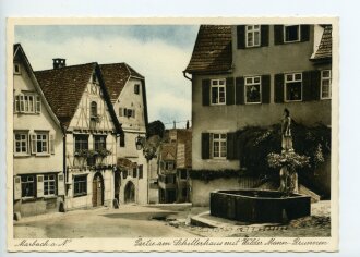 Ansichtskarte "Marbach a. N. - Partie am...