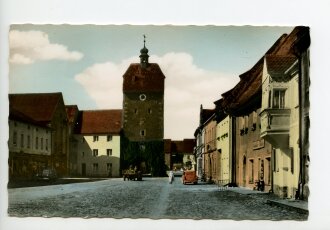 Ansichtskarte "Vilseck / Opf. - Marktplatz"