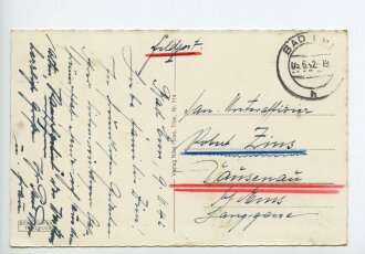 Ansichtskarte "Lockweiler Rez. Trier" datiert 1942