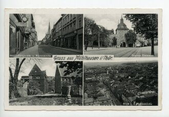 Ansichtskarte "Gruss aus Mühlhausen...