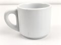 Reichsarbeitsdienst, Kantinenporzellan große Kaffeetasse, Hersteller Hutschenreuther Selb Bavaria 1939, Gesamthöhe 10cm und Durchmesser 10,5cm, gebraucht