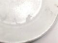 Reichsarbeitsdienst, Kantinenporzellan kleiner Teller, Hersteller Bauscher Weiden 1938, Durchmesser 18cm, gebraucht