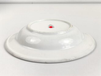 Deutsche Arbeitsfront, Kantinenporzellan Suppenteller, Hersteller R.C. Rosenthal, Durchmesser 24cm, gebraucht