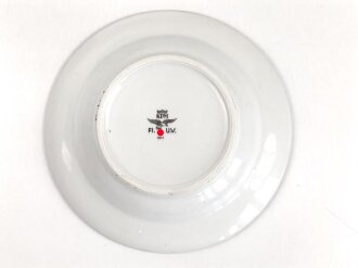 Luftwaffe, Kantinenporzellan Suppenteller, Hersteller KPM 1941, Durchmesser 23cm, gebraucht