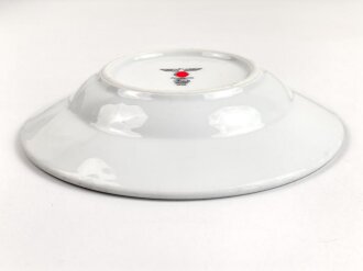 Heer, Kantinenporzellan Suppenteller, Hersteller Hutschenreuther Selb Bavaria 1938, Durchmesser 23,5cm, gebraucht