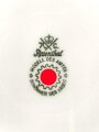 Deutsche Arbeitsfront, Kantinenporzellan Teller, Hersteller R.C. Rosenthal, Durchmesser 23,5cm, gebraucht