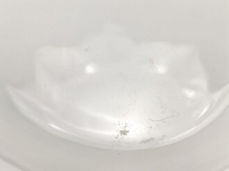 Deutsche Arbeitsfront, Kantinenporzellan Teller, Hersteller Hutschenreuther Selb Bavaria Germany, Durchmesser 23,5cm, gebraucht, Randschaden