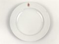 Deutsche Arbeitsfront, Kantinenporzellan Teller, Hersteller Hutschenreuther Selb Bavaria Germany, Durchmesser 23,5cm, gebraucht, Randschaden