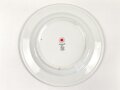 Deutsche Arbeitsfront, Kantinenporzellan Teller, Hersteller Hutschenreuther Selb Bavaria Germany, Durchmesser 23,5cm, gebraucht, Randschaden
