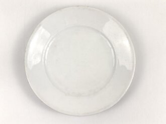 Luftwaffe, Kantinenporzellan Teller, Hersteller Johann Haviland Bavaria 1938, Durchmesser 23cm, gebraucht