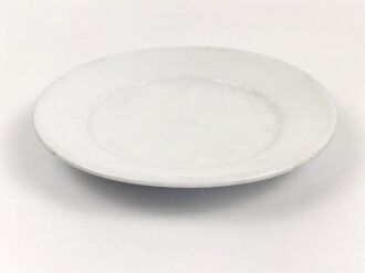 Luftwaffe, Kantinenporzellan Teller, Hersteller Johann Haviland Bavaria 1938, Durchmesser 23cm, gebraucht