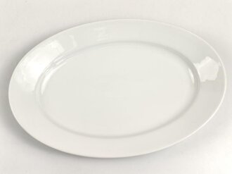 Luftwaffe, Kantinenporzellan große Vorlegeplatte, Gesamtlänge 41cm, Hersteller Rosenthal 1941. Gebraucht