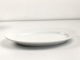 Luftwaffe, Kantinenporzellan große Vorlegeplatte, Gesamtlänge 41cm, Hersteller Rosenthal 1941. Gebraucht