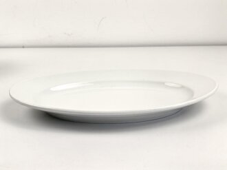 Heer, Kantinenporzellan große Vorlegeplatte, Gesamtlänge 42cm, Hersteller H&C Selb Bavaria Heinrich & Co 1938, Gebraucht