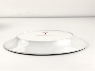 Heer, Kantinenporzellan große Vorlegeplatte, Gesamtlänge 42cm, Hersteller H&C Selb Bavaria Heinrich & Co 1938, Gebraucht