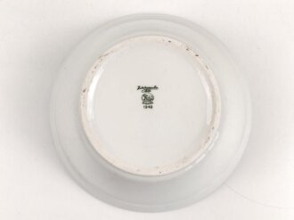 Kantinenporzellan tiefe Schale, Durchmesser 21cm, Hersteller Hutschenreuther Selb Bavaria 1940. Gebraucht