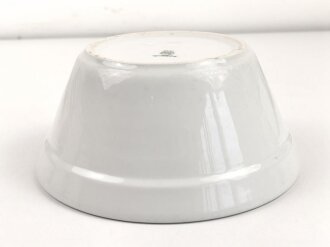Kantinenporzellan tiefe Schale, Durchmesser 21cm, Hersteller Hutschenreuther Selb Bavaria 1940. Gebraucht