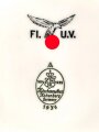 Luftwaffe, Kantinenporzellan tiefe Schale, Durchmesser 21cm, Hersteller CM Hutschenreuther Hohenberg Germany 1939. Gebraucht