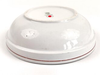 Deutsche Arbeitsfront, Kantinenporzellan Schale, Durchmesser 21cm, Hersteller Hutschenreuther Selb LHS Bavaria Germany. Gebraucht