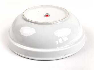 Deutsche Arbeitsfront, Kantinenporzellan Schale, Durchmesser 21cm, Hersteller TK Thum. Gebraucht