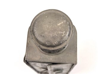 Blechlaterne, Originallack, Höhe etwa 21,5cm, Funktion nicht geprüft